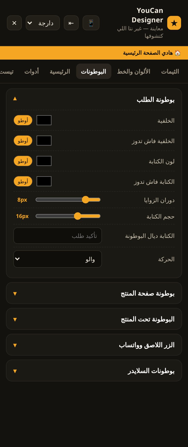 لوحة البوطونات